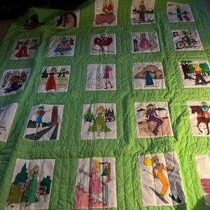 Hand crafted Barbie Quilt